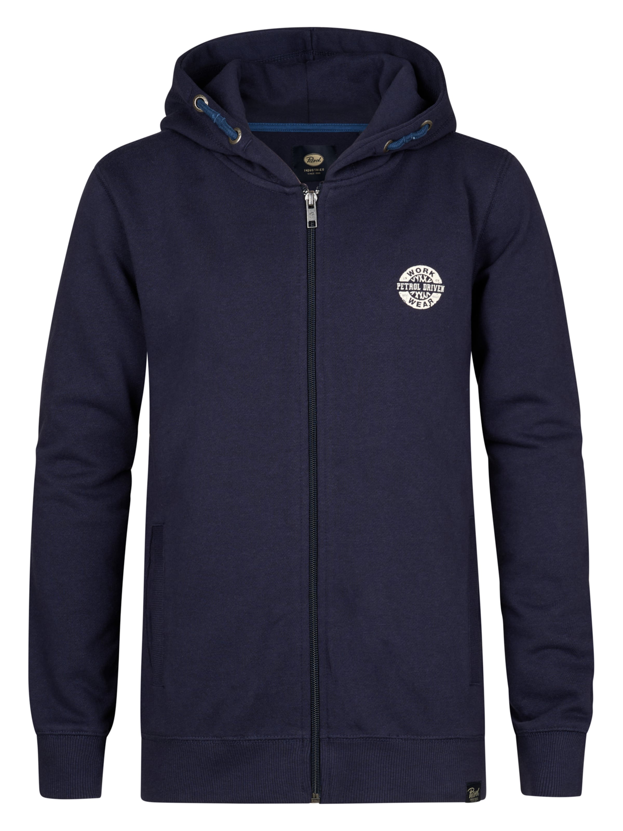 Petrol Industries Sweatshirt in Blauw: voorkant