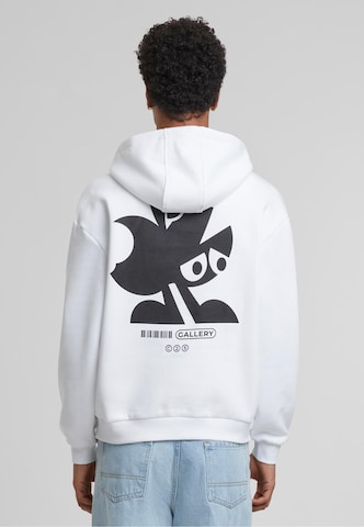 MT Upscale Sweatshirt 'Artists Gallery' in Weiß: Vorderseite