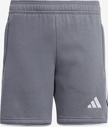 ADIDAS PERFORMANCE Regular Workout Pants 'Tiro 23' in Grey: front