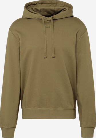 HUGO - Sweatshirt 'Dapo' em verde: frente