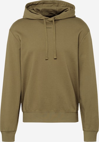 HUGO Sweatshirt 'Dapo' in Green: front