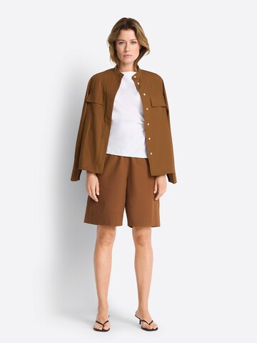 Rich & Royal Normální Kalhoty – hnědá: přední strana