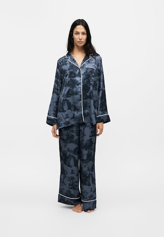 Lindex - Pijama en azul: frente