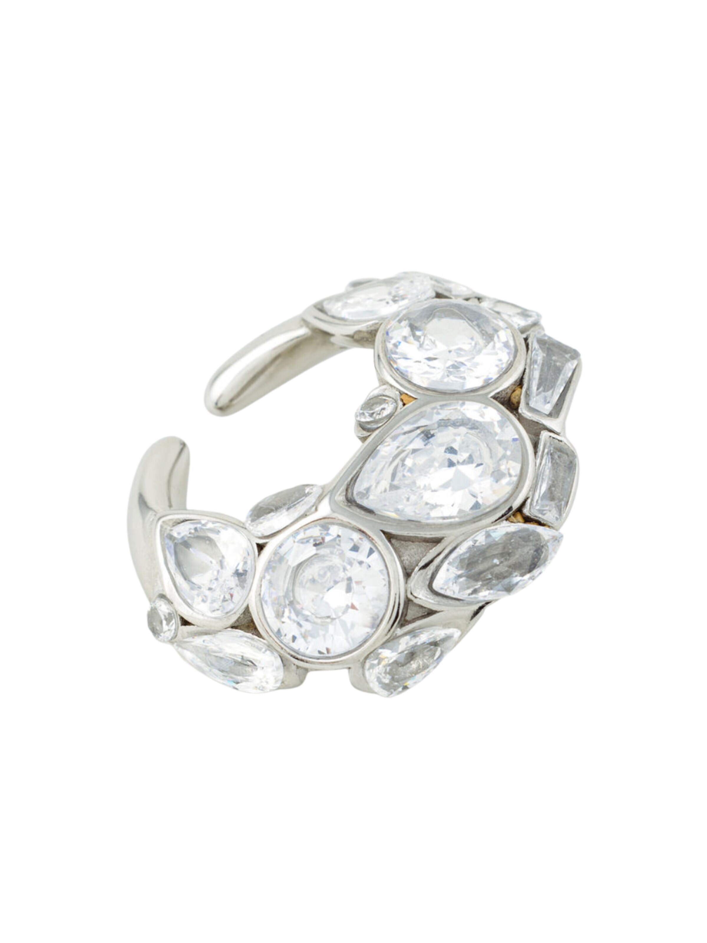 YParis - Pendientes 'Ear cuff Orion S' en plata: frente