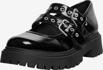 Pull&Bear Slipper in Schwarz: predná strana