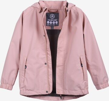 COLOR KIDS Regenjacke in Pink