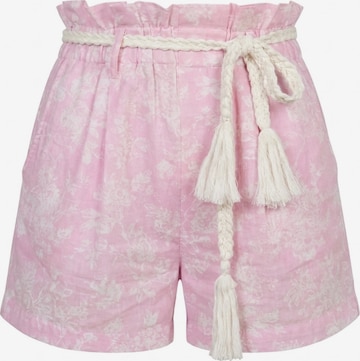 Pantalon 'Short Ilaria' Miss June en rose : devant