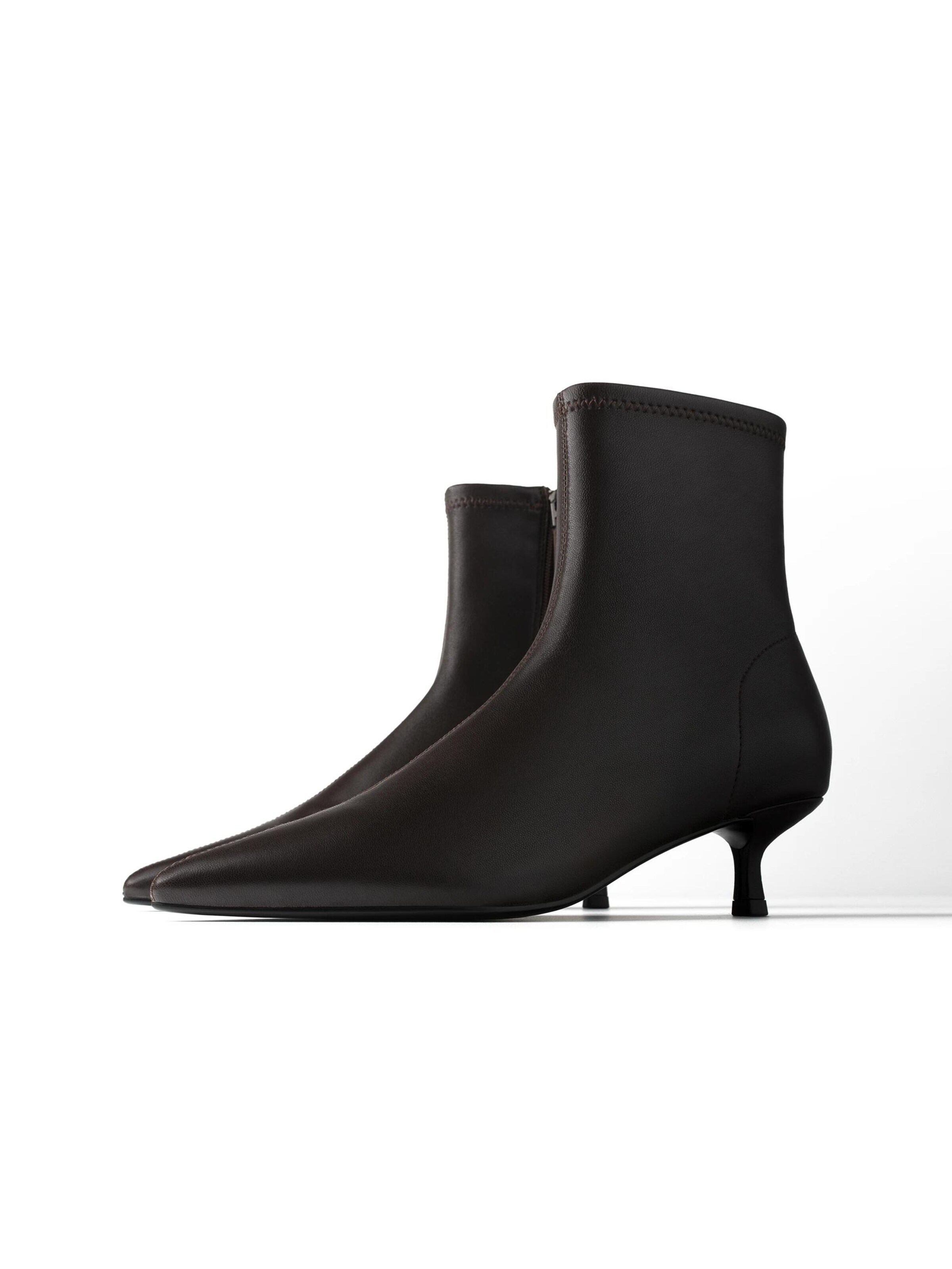 Cizme glezne 'RAW POWER SOUND' de la L37 HANDMADE SHOES pe maro