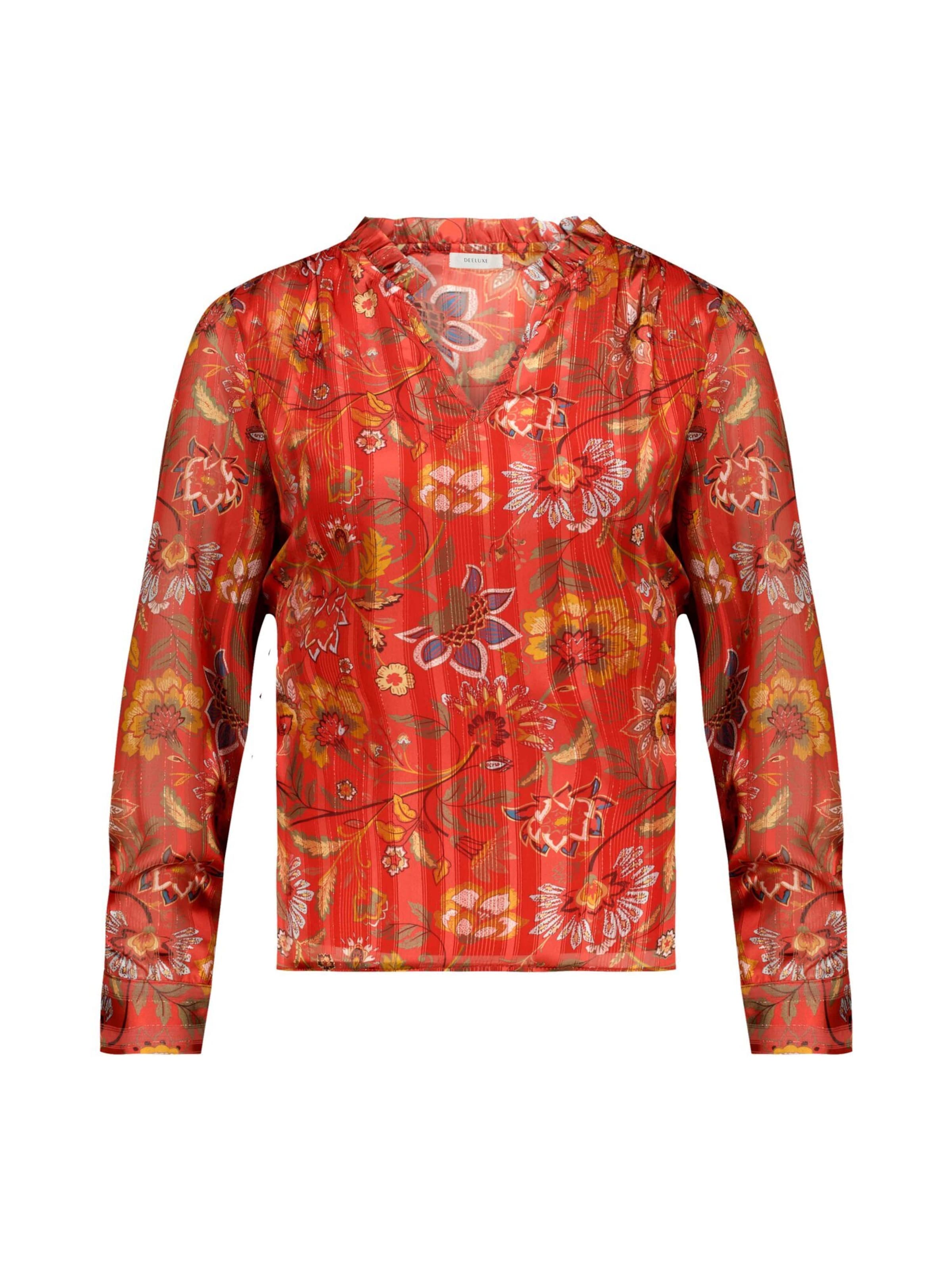 Chemisier 'LORITA' Deeluxe en orange : devant