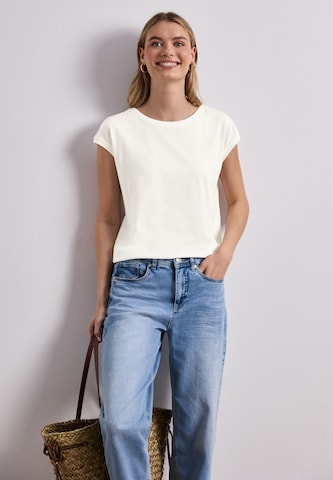 STREET ONE Shirt in Weiß: Vorderseite