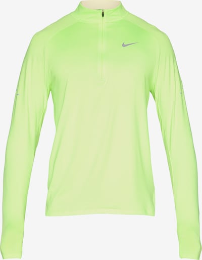 NIKE Tehnička sportska majica 'Stride' u neonsko zelena / srebro, Pregled proizvoda