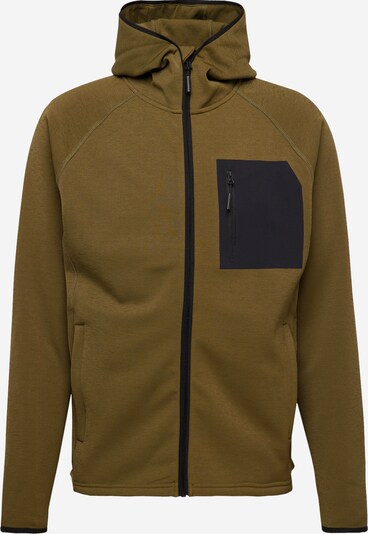 ENDURANCE Athletic fleece jacket 'Deerto' in Olive / Black, Item view