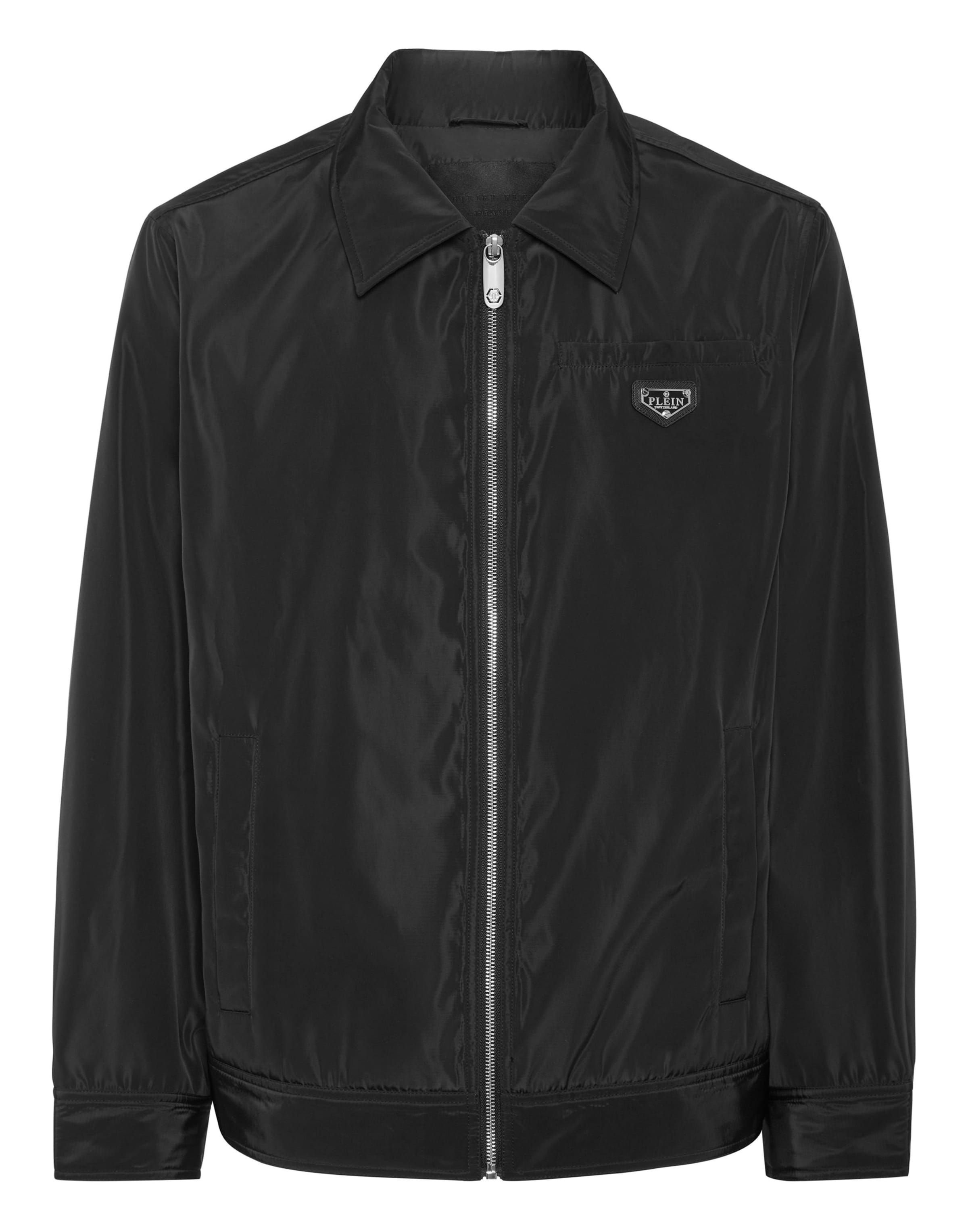 Philipp Plein Jacke in Schwarz: Vorderseite