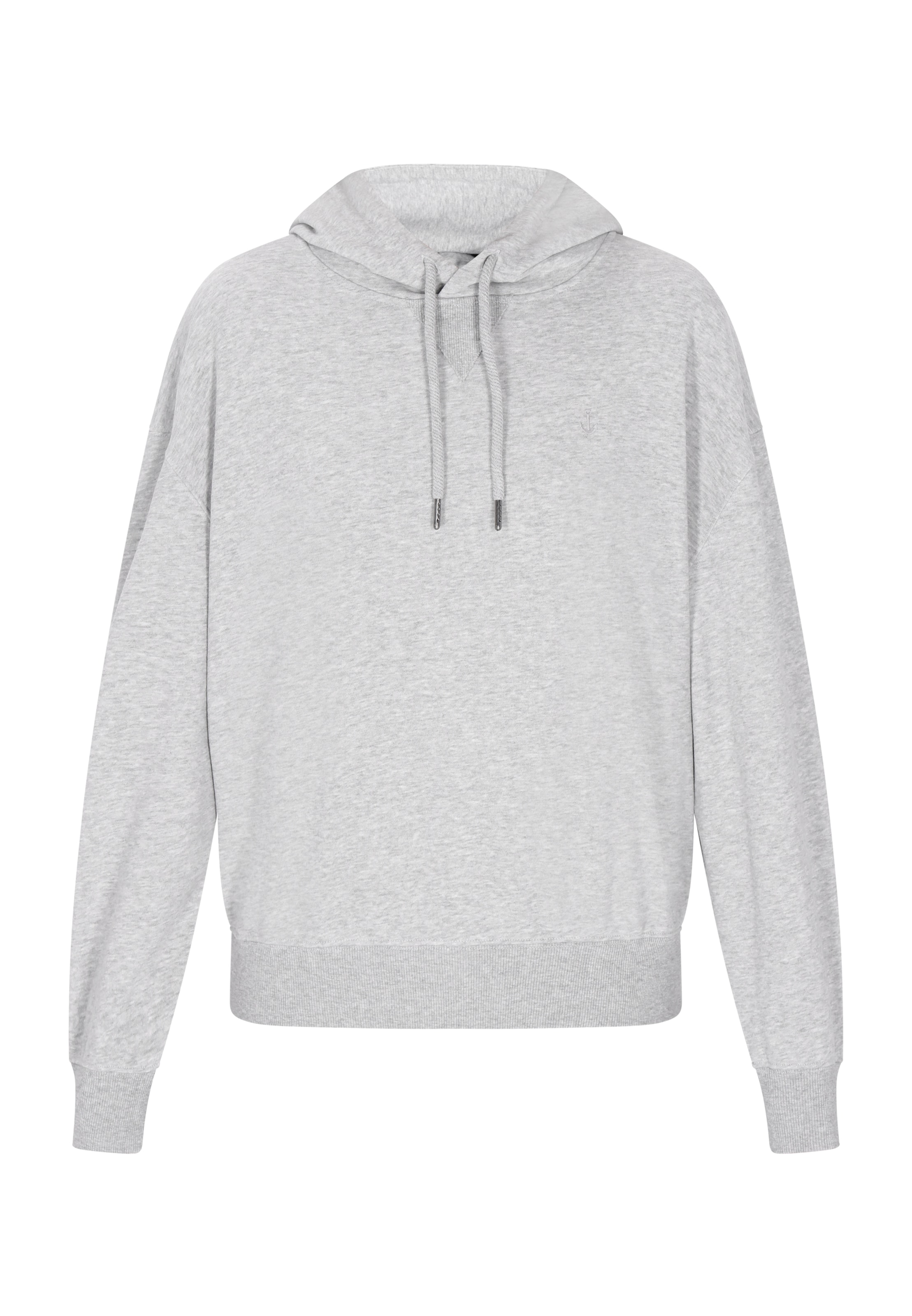 pelēks DreiMaster Maritim Sportisks džemperis: no priekšpuses