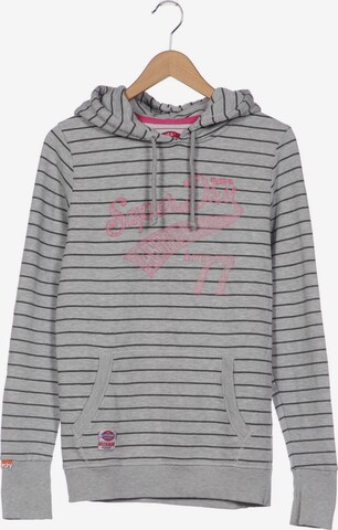 Superdry Sweatshirt & Zip-Up Hoodie in L in Grey: front