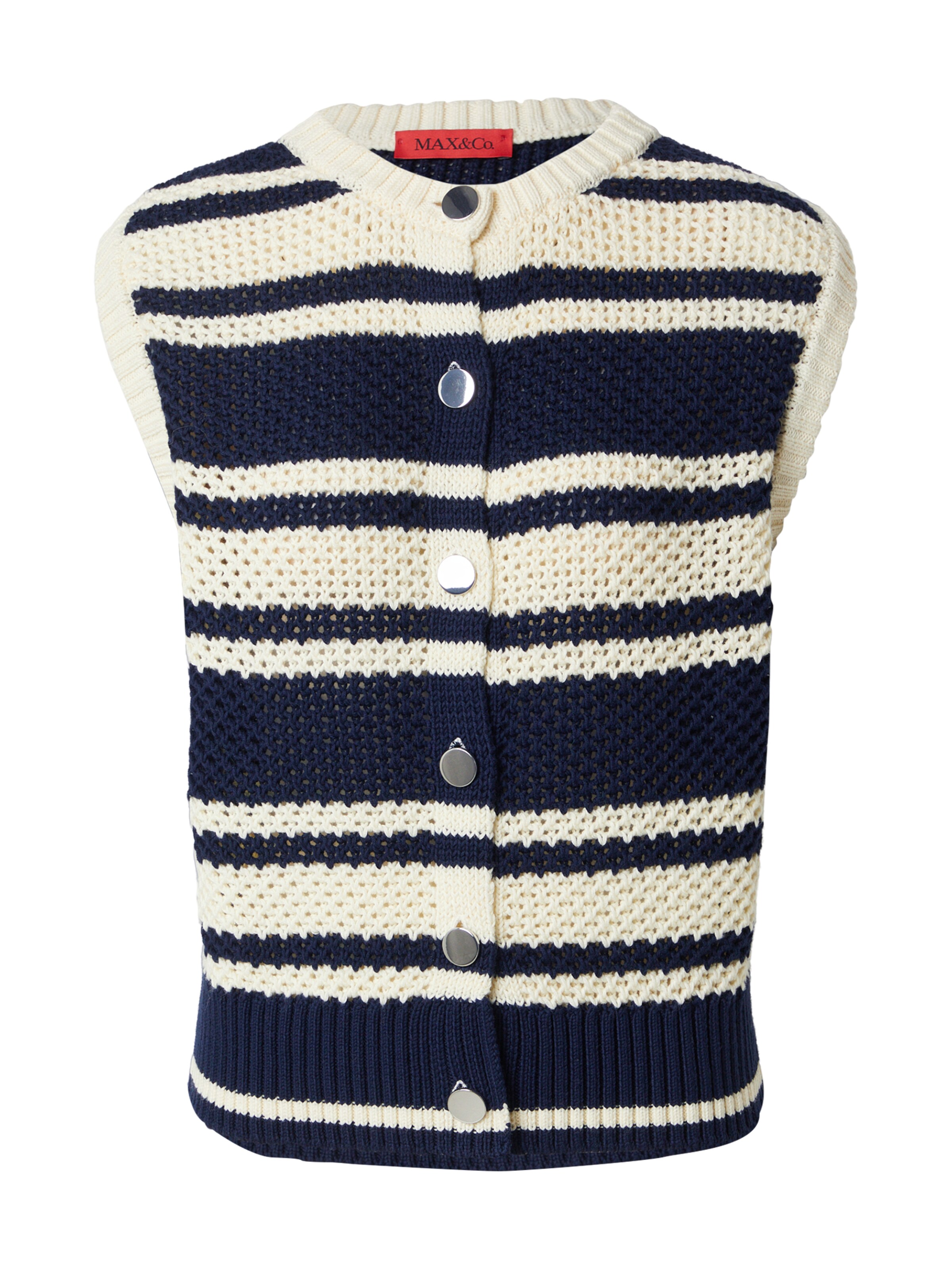 MAX&Co. Strikvest 'BETA' i beige: forside