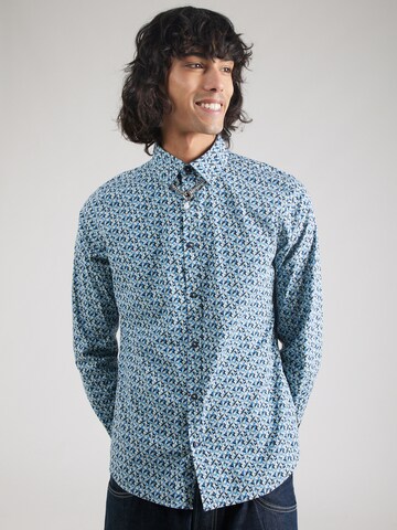Coupe slim Chemise s.Oliver en vert : devant