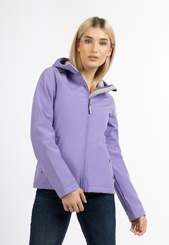 Schmuddelwedda Funktionsjacke in Lila: Vorderseite