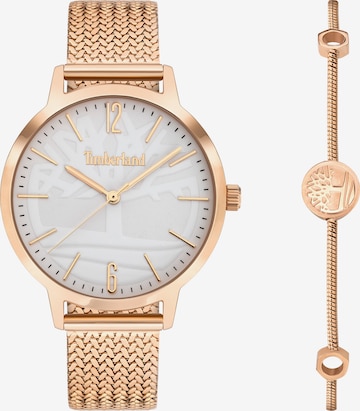 TIMBERLAND Analog Watch in Gold: front