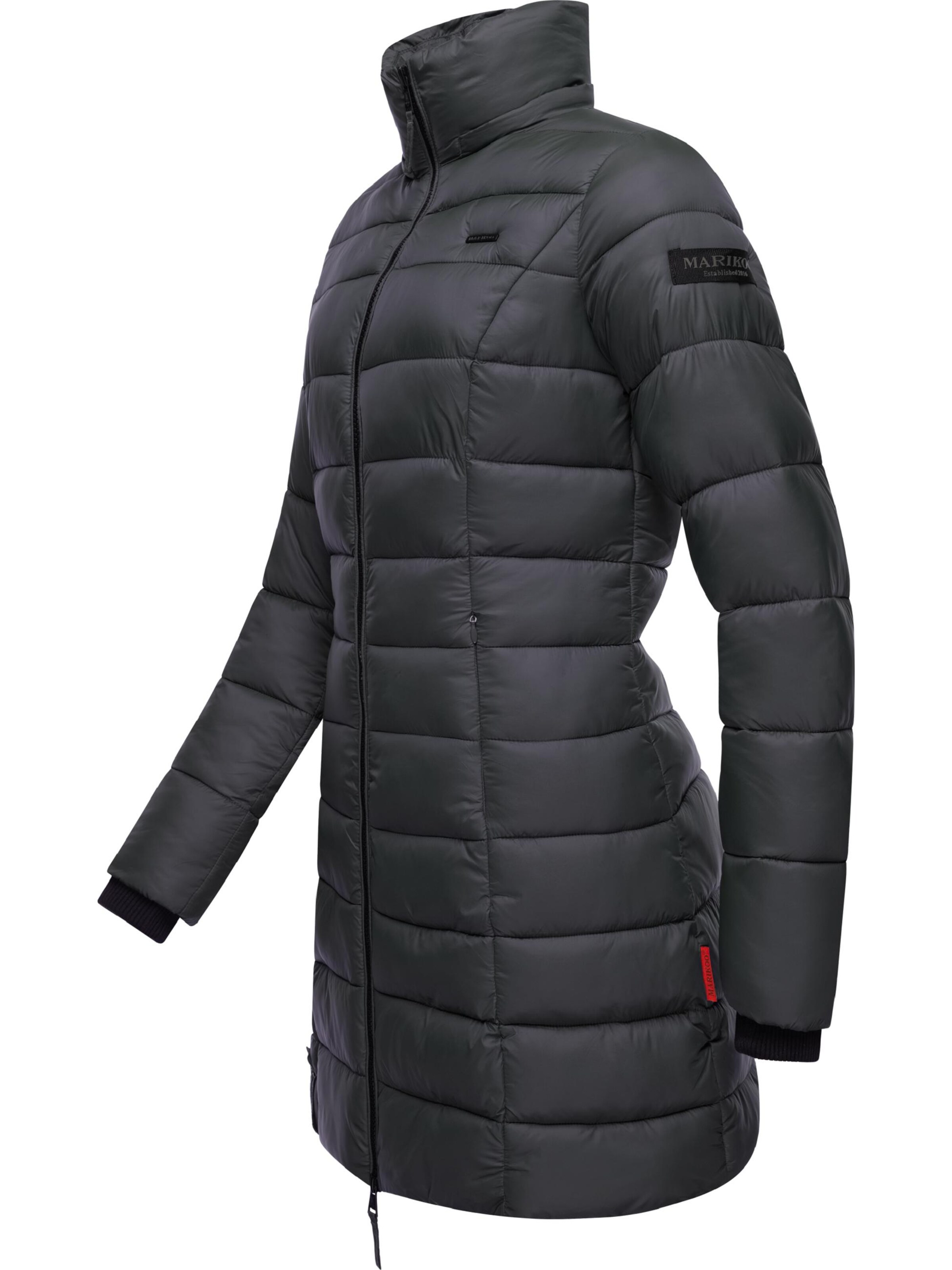 MARIKOO Zimný kabát 'Abendsternchen' - Sivá