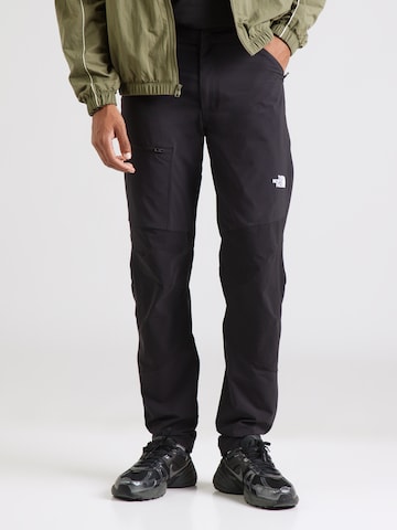 THE NORTH FACE - Regular Calças outdoor em preto: frente
