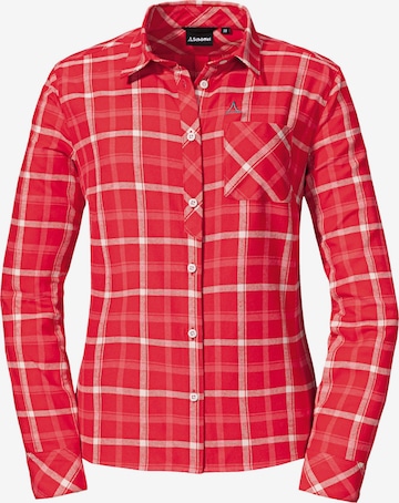 Camicia funzionale 'Almkogel' di Schöffel in rosa: frontale