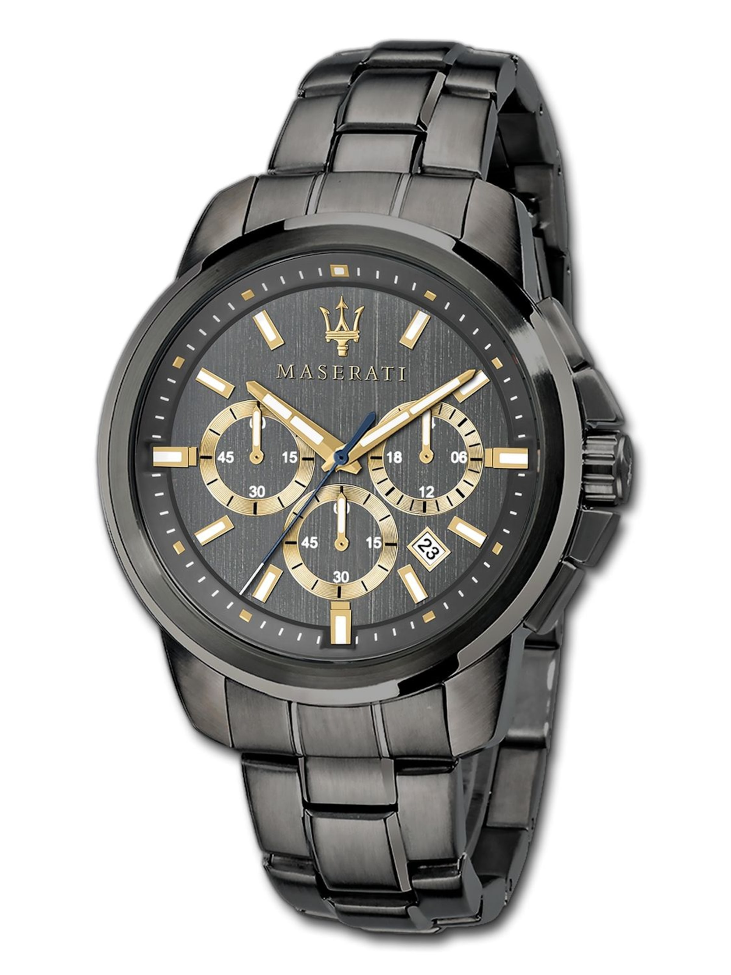 Maserati Analoog horloge in Grijs: voorkant