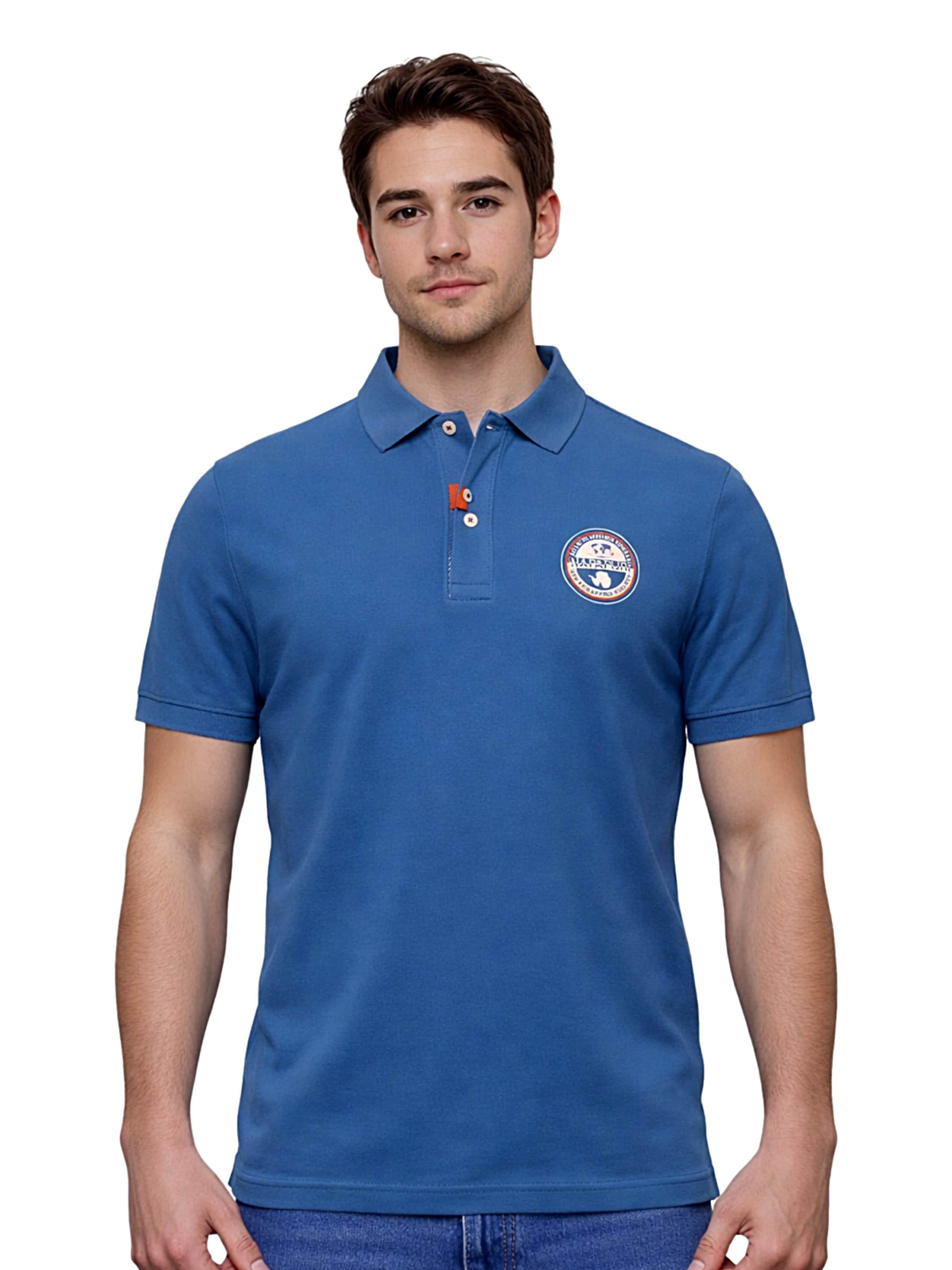 NAPAPIJRI Shirt 'E-Clanis' in Blue: front