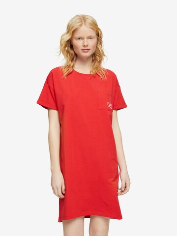 ESPRIT Koszula nocna w kolorze czerwony: przód