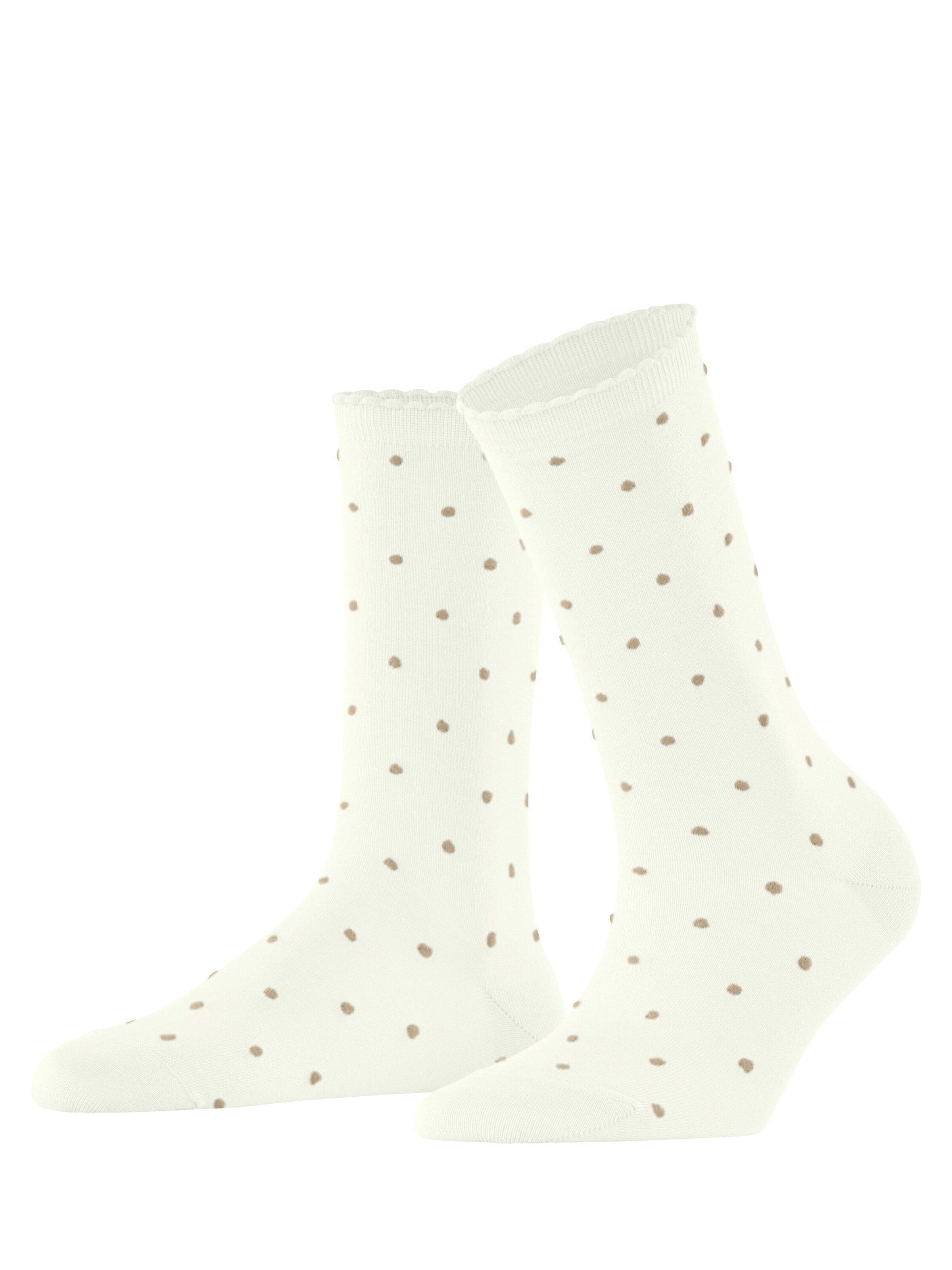 FALKE Socks 'Spike Dot' in White