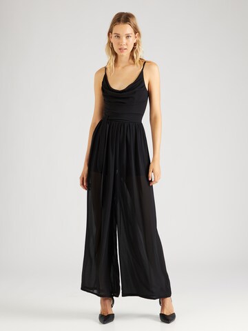 WAL G. Jumpsuit 'RAIN' in Zwart: voorkant