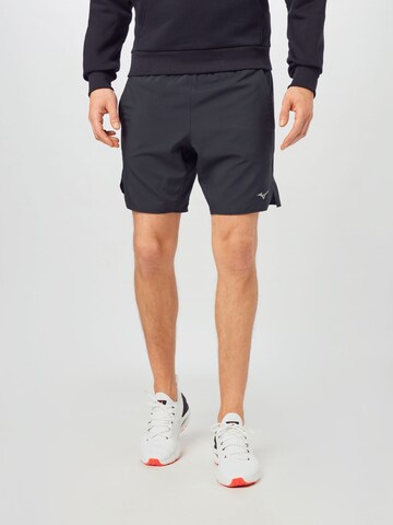 MIZUNO - regular Pantalón deportivo 'Core 7.5' en negro: frente