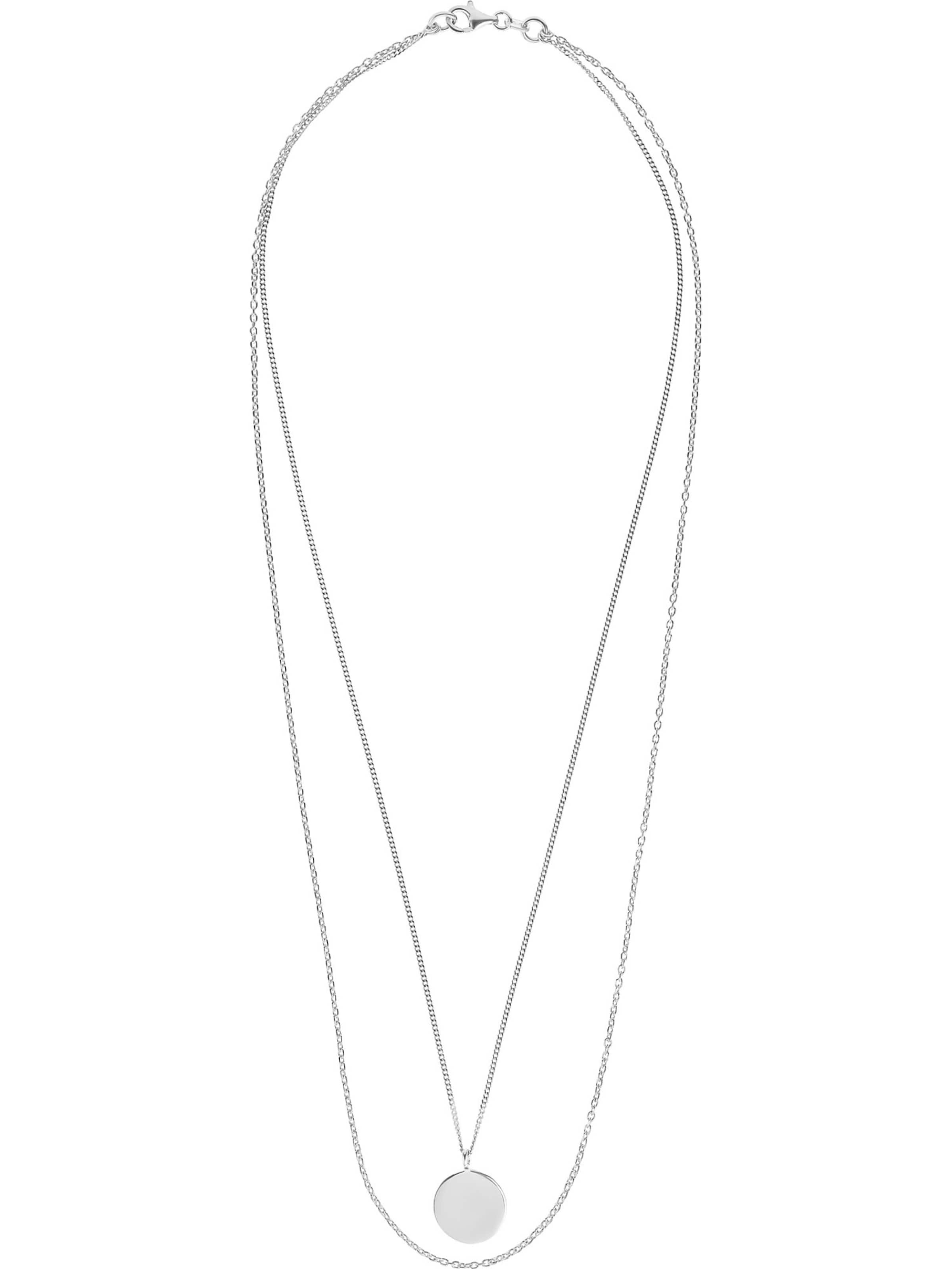 FAVS Necklace in Silver: front