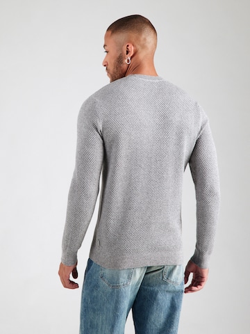 JACK & JONES Πουλόβερ 'JWHNOAH' σε γκρι: πίσω