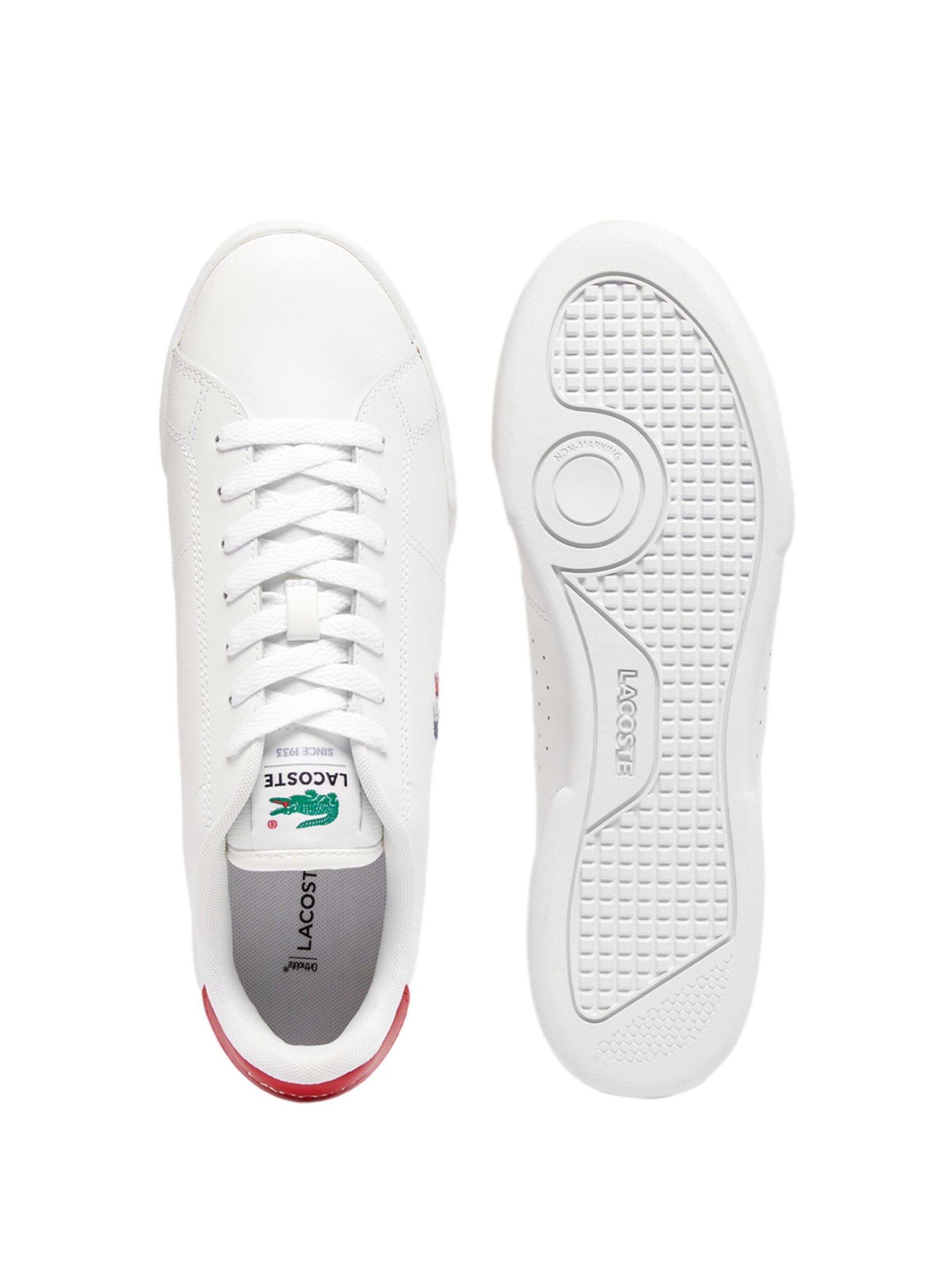 LACOSTE Sneaker low 'Carnaby Cup' i hvid