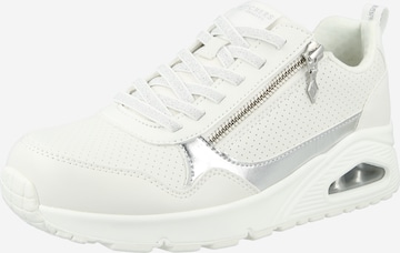 Sneaker bassa 'UNO' di SKECHERS in bianco: frontale