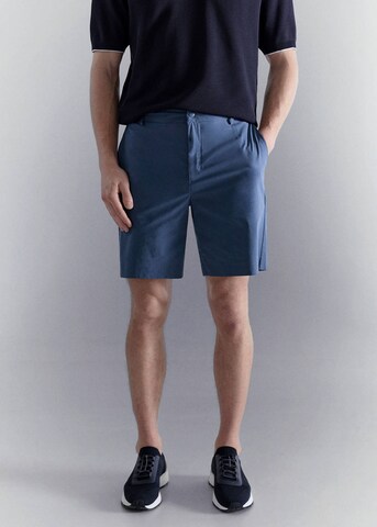MANGO MAN Regular Shorts 'Russ' in Blau: Vorderseite