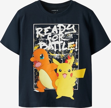 NAME IT - Camiseta 'NMMMIHAT POKEMON' en azul: frente