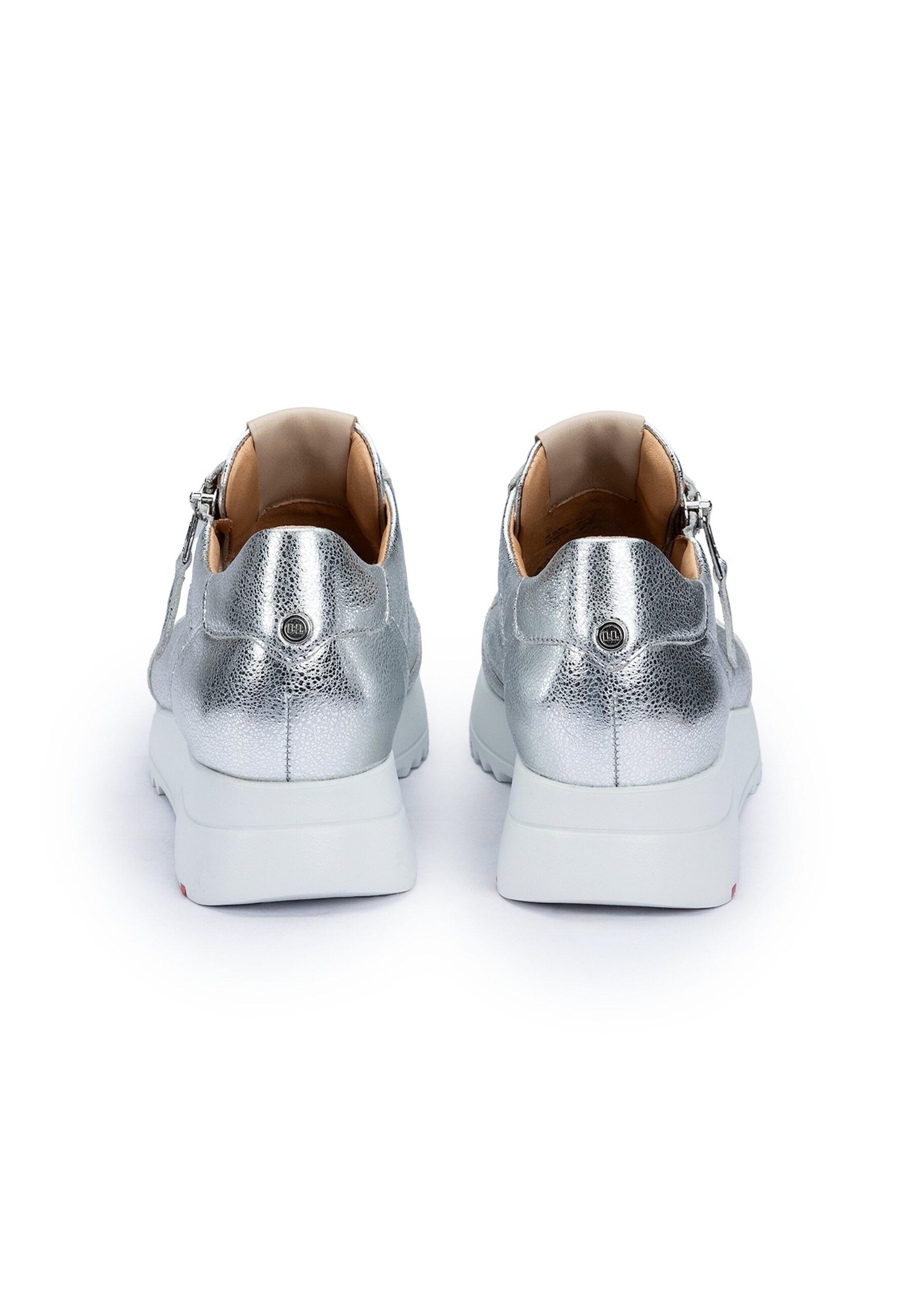 LLOYD Platform trainers in Silver
