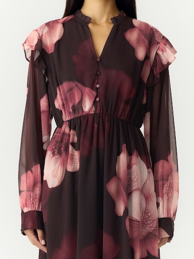 YAS Shirt dress 'YASFLOW' in 34 in Chocolate / Magenta / Rose / Melon, Item view