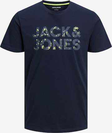 JACK & JONES Tričko – modrá: přední strana