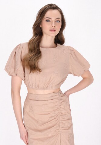 DreiMaster Maritim - Blusa en beige: frente