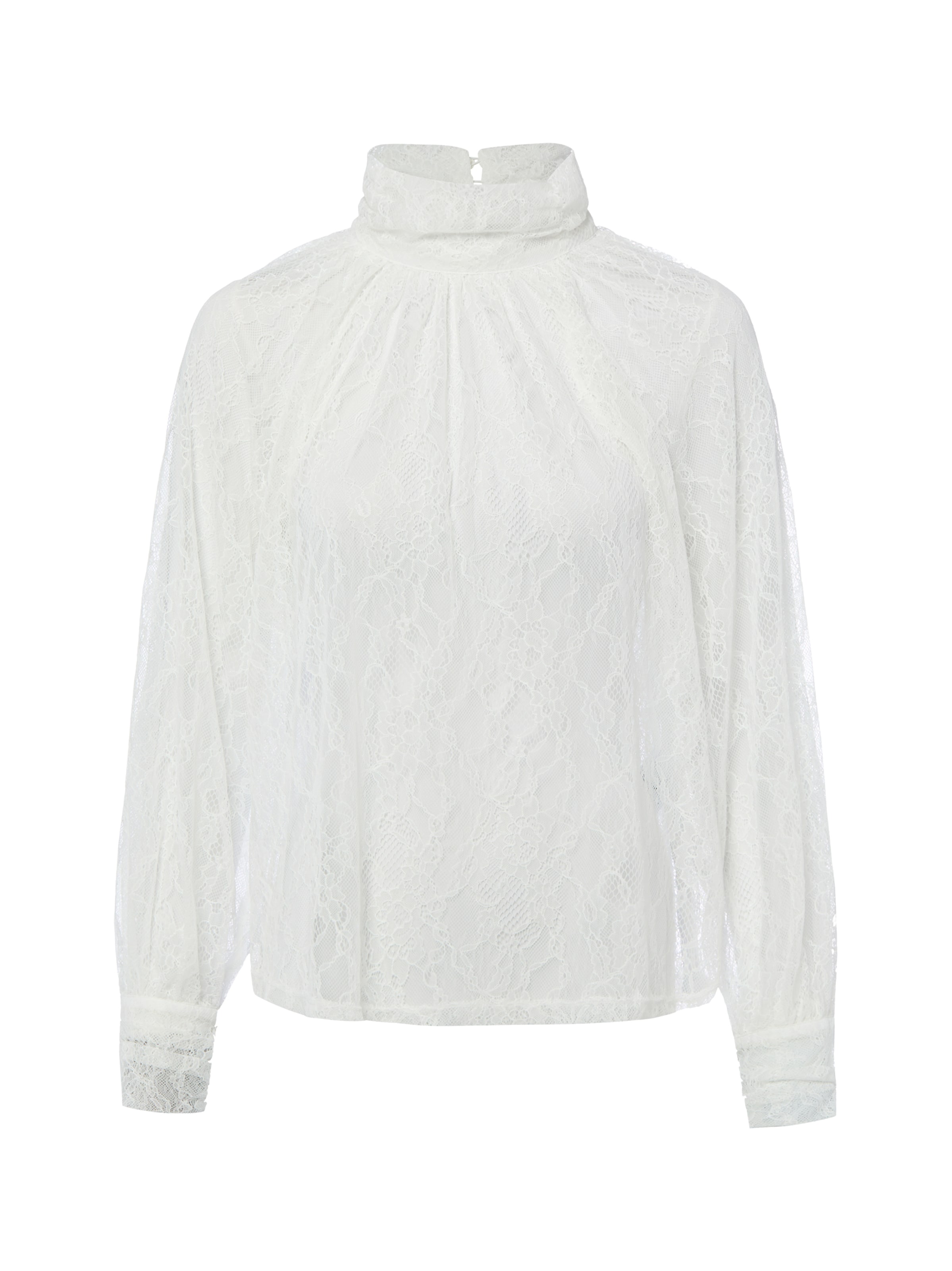 Chemisier Marie Lund en blanc : devant
