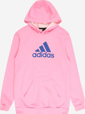 ADIDAS SPORTSWEAR Athletic Sweatshirt 'Future Icons Badge Of Sport' in Pink: front