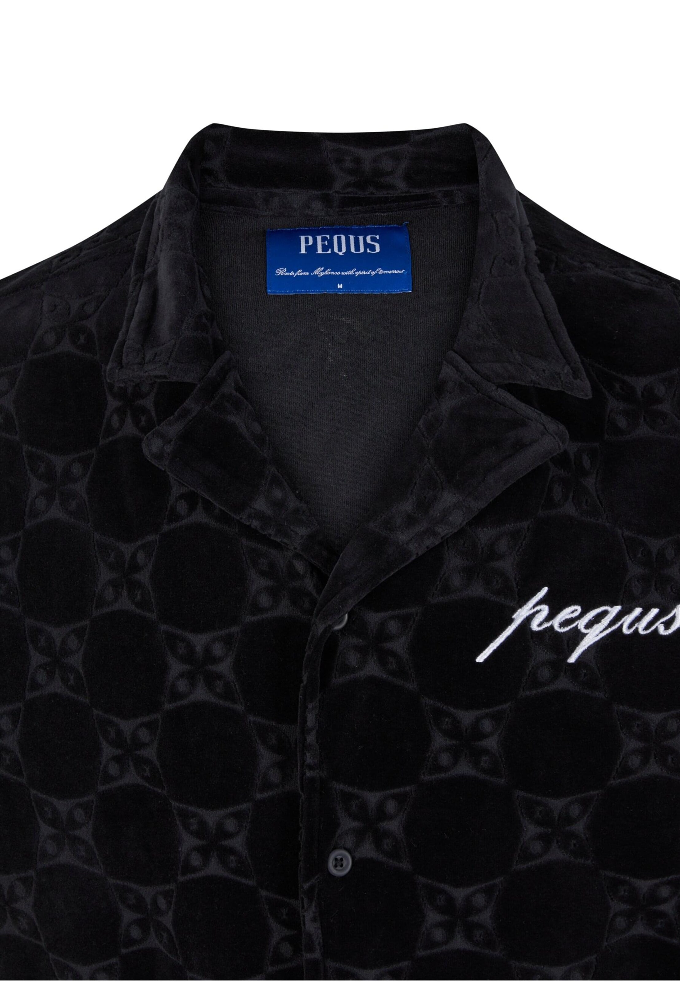 Pequs Regular fit Πουκάμισο σε μαύρο