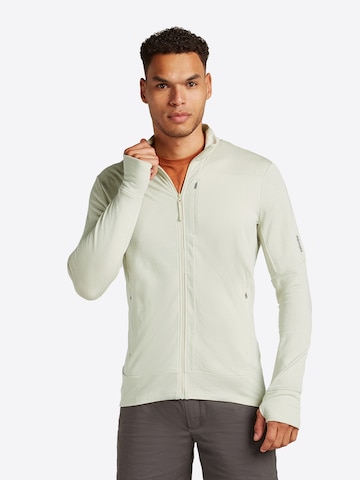 ICEBREAKER - Casaco de treino em moletão 'Quantum IV' em verde