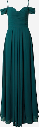 mascara Evening Dress in Green: front