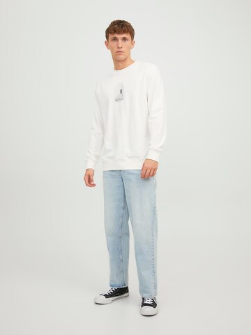 Sweat-shirt 'DESTINY' JACK & JONES en blanc