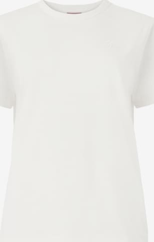 balta HUGO Marškinėliai 'Damacia_7': priekis