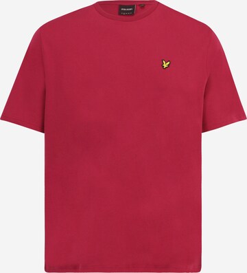 Lyle & Scott Big&Tall Póló - piros: elől